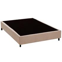 Cama Box Base Universal CRC Camurça Clean 128x188x20