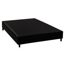 Cama Box Base Universal CRC material sintético Black 138x188x20