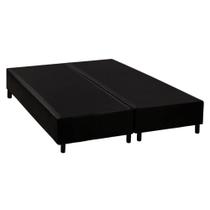 Cama Box Base Universal CRC material sintético Black 186x198x20