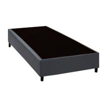 Cama Box Base Universal CRC material sintético Gray Solteiro 78x188