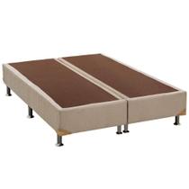 Cama Box Base Universal Queen Suede Clean (158x198x20) - Ortobom