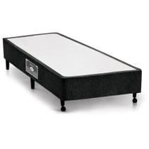 Cama Box Base Universal Solteiro Lux Chenille Black (88x188x23) - Castor