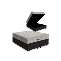 Cama Box Baú Airtech Queen + Colchão de Molas Ensacadas - Ortobom - Spring - 158x198x67cm Cama Box Baú Airtech Queen + Colchão de Molas Ensacadas - Ortobom - Spring - 158x198x67cm