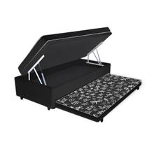 Cama Box Bau + Auxiliar + Colchão D23 188X8850