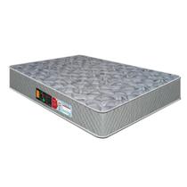 Cama Box Baú Bege e Colchão Sleep Max D33 Casal Castor