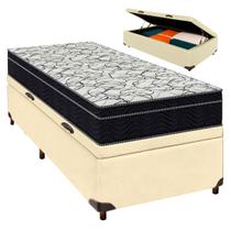 Cama Box Bau Begetiza + Colchão Solteiro Airtech 150 Ortobom Cama Box Bau Begetiza + Colchão Solteiro Airtech 150 Ortobom