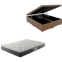 Cama Box Baú Bipartida Blindada com Colchão de Espuma D33 20cm