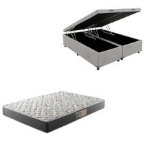 Cama Box Baú Bipartida Blindada com Colchão de Espuma D33 20cm