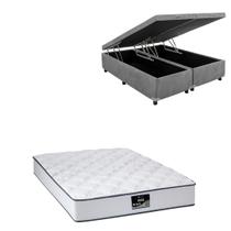 Cama Box Baú Bipartida Blindada com Colchão Doss Molas Ensacadas 30cm Casal bipartido