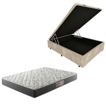 Cama Box Baú Blindada com Colchão de Espuma D33 17cm