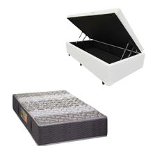 Cama Box Baú Blindada com Colchão de Espuma Orthopedic Solteiro 88x188