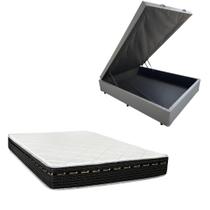 Cama Box Baú Blindada com Colchão Eagle Molas Bonnel 22cm