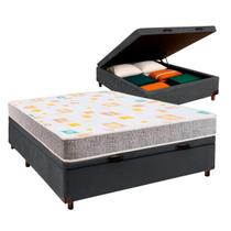 Cama Box Bau Blindado Casal + Colchão D20 Cama Box Bau Blindado Casal + Colchão D20