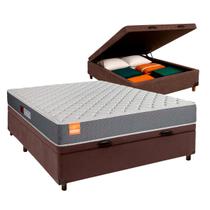 Cama Box Bau Blindado Casal + Colchão D23 Cama Box Bau Blindado Casal + Colchão D23
