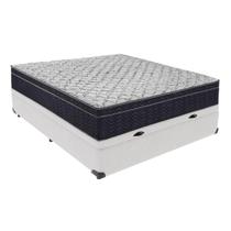 Cama Box Baú Branco Colchão Víuvo Ortobom Airtech Cama Box Baú Branco Colchão Víuvo Ortobom Airtech
