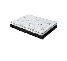 Cama Box Baú Casal 138 Bipartido Tecido Sintético Marrom com Colchão One Face D33 - Bello Box - 58x138x188cm Cama Box Baú Casal 138 Bipartido Tecido Sintético Marrom com Colchão One Face D33 - Bello Box - 58x138x188cm