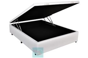 Cama Box baú casal 138x188 branco