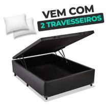 Cama Box Baú Casal 138x188cm Várias Cores - Nova Box