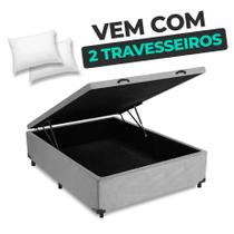 Cama Box Baú Casal 138x188cm Várias Cores - Nova Box