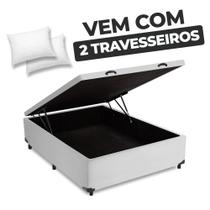 Cama Box Baú Casal 138x188x41cm Varias Cores FL - Nova Box