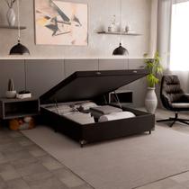 Cama Box Baú Casal - 44x138x188cm - Várias Cores