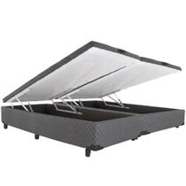 Cama Box Bau Casal Bipartido Poliester(1.38X1.88) Cama Box Bau Casal Bipartido Poliester(1.38X1.88)