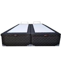 Cama Box Bau Casal Bipartido Poliester(1.38X1.88) Cama Box Bau Casal Bipartido Poliester(1.38X1.88)