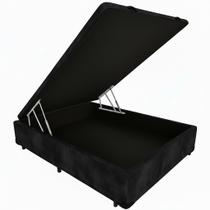 Cama Box Baú Casal Blindado Diversas Cores 138x188x42