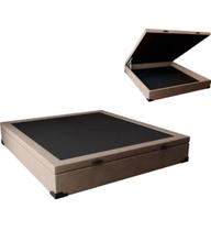Cama Box Baú Casal Blindado. Suede Cama Box Baú Casal Blindado. Suede