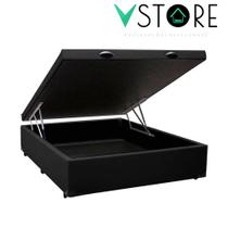 Cama Box Baú Casal Bravus 138x188x38cm Várias Cores - VPRIME