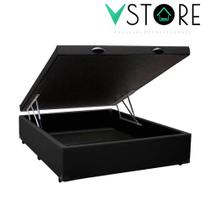 Cama Box Baú Casal Bravus 138x188x38cm Várias Cores - Vstore