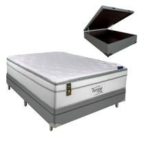 Cama Box Baú Casal Cinza Ecstasy Portobel Molas Ensacadas Cama Box Baú Casal Cinza Ecstasy Portobel Molas Ensacadas