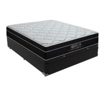 Cama Box Baú Casal Colchão Airtech Antares (138x188x60) Molas Ensacadas - Ortobom - Preto Cama Box Baú Casal Colchão Airtech Antares (138x188x60) Molas Ensacadas - Ortobom - Preto
