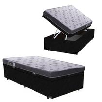 Cama Box Baú Casal + Colchão Casal Molas Ensacadas Masterpocket Smart Flex Euro Pillow 72x138x188