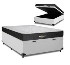 Cama Box Baú Casal + Colchao de Espuma D33 Orthopedic I 138x188x62cmVstore