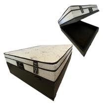 Cama Box Baú Casal + Colchão de Molas Ensacadas - Soberano - Luflex 138x188x23
