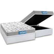 Cama Box Baú Casal: Colchão Espuma D45 Probel / EP Guarda Costas PróExtreme Plus Double Face + Base CRC Courano White(138x188)