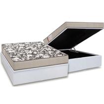Cama Box Baú Casal: Colchão Espuma Ortobom D26 Physical Ultra Resistente + Base CRC Courano White(138x188) Cama Box Baú Casal: Colchão Espuma Ortobom D26 Physical Ultra Resistente + Base CRC Courano White(138x188)