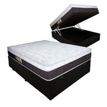 Cama Box Baú Casal Colchão Mola Ensacada Pillowin 138x188x67cm - Regent Relaflex