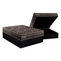 Cama Box Baú Casal: Colchão Molas MasterPocket Ensacadas Paropas Privilege + Base CRC Suede Black (138x188) Cama Box Baú Casal: Colchão Molas MasterPocket Ensacadas Paropas Privilege + Base CRC Suede Black (138x188)