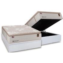 Cama Box Baú Casal: Colchão Molas Sealy LFK Sealy Royal Comfort Plus + Base CRC Courano White(138x188)