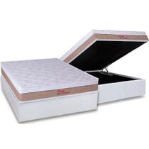 Cama Box Baú Casal: Colchão Ortopédico Orthoflex Foggia Premier + Base CRC Courano White(138x188) Cama Box Baú Casal: Colchão Ortopédico Orthoflex Foggia Premier + Base CRC Courano White(138x188)
