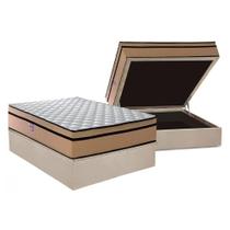 Cama Box Baú Casal: Colchão Ortopédico Plumatex D45 Plumatex Selectus 24 + Base Universal Suede Clean CRC (138x188) Cama Box Baú Casal: Colchão Ortopédico Plumatex D45 Plumatex Selectus 24 + Base Universal Suede Clean CRC (138x188)