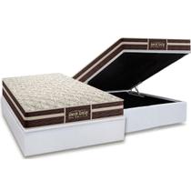 Cama Box Baú Casal: Colchão Ortopédico Probel Guarda Costas Extra Firme + Base CRC Courano White(138x188) Cama Box Baú Casal: Colchão Ortopédico Probel Guarda Costas Extra Firme + Base CRC Courano White(138x188)