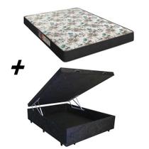 Cama Box Baú Casal + Colchão Portobel Veneza D33 54x138x188 Cama Box Baú Casal + Colchão Portobel Veneza D33 54x138x188