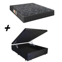 Cama Box Baú Casal + Colchão Portobel Verona D28 57x138x188 Cama Box Baú Casal + Colchão Portobel Verona D28 57x138x188