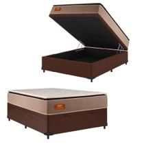 Cama Box Baú Casal Gazin Colchão Com Molas Ensacadas Cama Box Baú Casal Gazin Colchão Com Molas Ensacadas