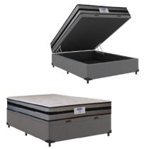 Cama Box Baú Casal Gazin Colchão Com Molas Ensacadas Vibe Cama Box Baú Casal Gazin Colchão Com Molas Ensacadas Vibe