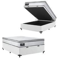 Cama Box Baú Casal Gazin Colchão Molas Ensacadas Cama Box Baú Casal Gazin Colchão Molas Ensacadas
