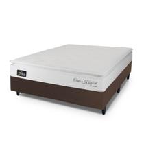 Cama Box Baú Casal Hellen Orto Konfort Espuma D33 Pillow Top 138x188x60cm